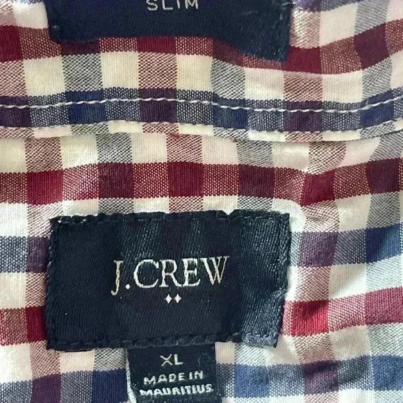 J.Crew Factory Slim Button Down Long Sleeves Shirt Size XL - Picture 11 of 14